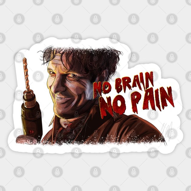 Pet Sematary Two: No Brain, No Pain Sticker by 51Deesigns